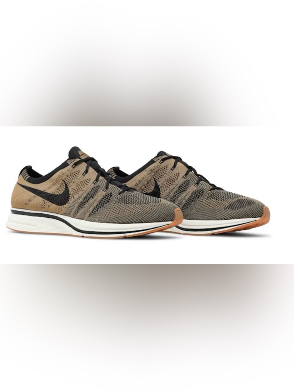 Nike Flyknit Trainer Sneakers In Golden Beige